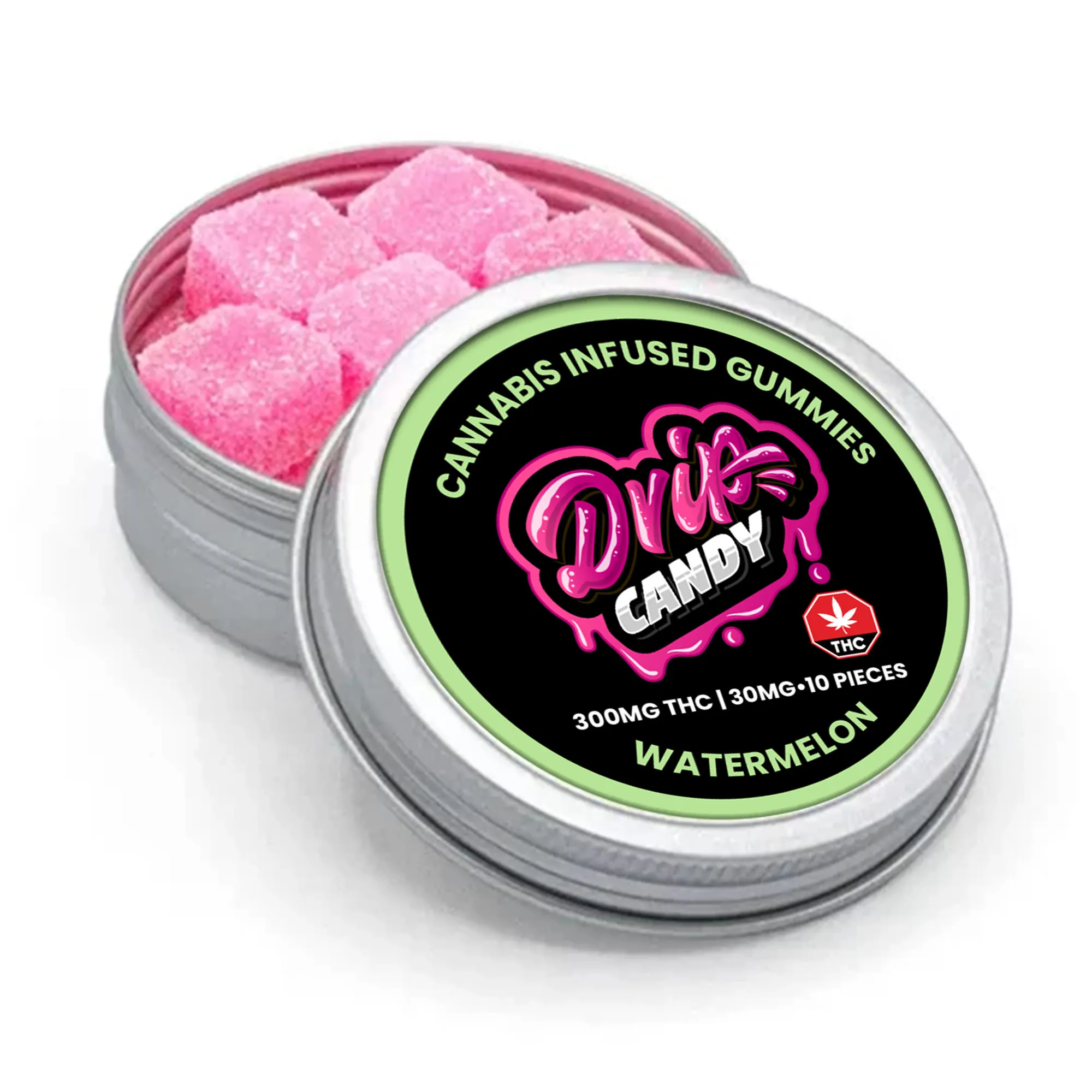THC haltige Wassermelonen Gummibärchen 300mg DE