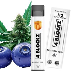 4 Blockz H3 Vape – Blueberry Kush 1ml