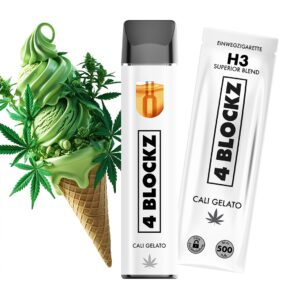 4 Blockz H3 Vape – Cali Gelato 1 ml