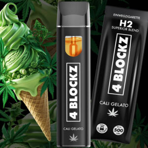4 Blockz H2 Vape Cali Gelato 1ml DE
