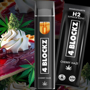 4 Blockz H2 Vape – Cherry Haze 1ml