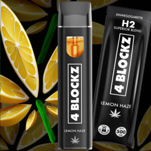 4 Blockz H2 Vape – Lemon Haze 1ml