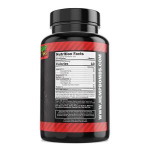 Alternative view of Hemp Bombs, High Potency CBD Gummies, Isolate THC-Free, 100ct, 3000mg CBD