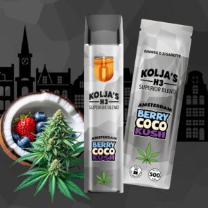 Koljas H3 Superior Blend Vape – Berry Coco Kush 1ml
