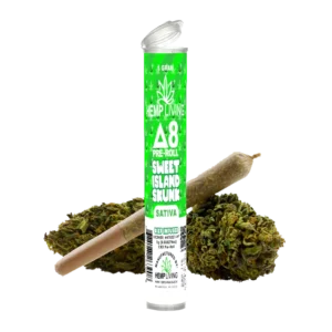 Delta 8 Flower 1g Pre-Roll Sweet Island Skunk De