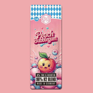 Bavarian Krauts H2 Blend Vape – Peach Bubblegum 1ml