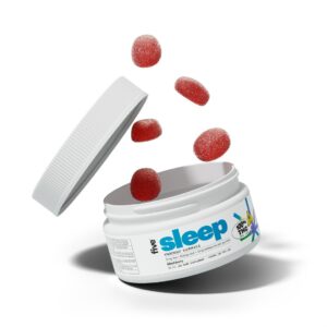 Alternative view of five, Knockout Sleep CBD+THC Melatonin Gummies, Blackberry, Full Spectrum, 20ct, 100mg THC + 1000mg CBD