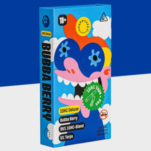 Happy420 – 10HC Deluxe Vape – Bubba Berry 1ml