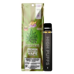 High Puffs H4 Superior Vape – Sour Diesel 1ml