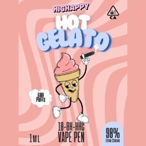 Highappy 10-OH-HHC Vape – Heißes Gelato 1ml