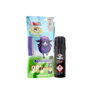 SHEESH Signature Pod – Blueberry (Sativa) – 98% Superior